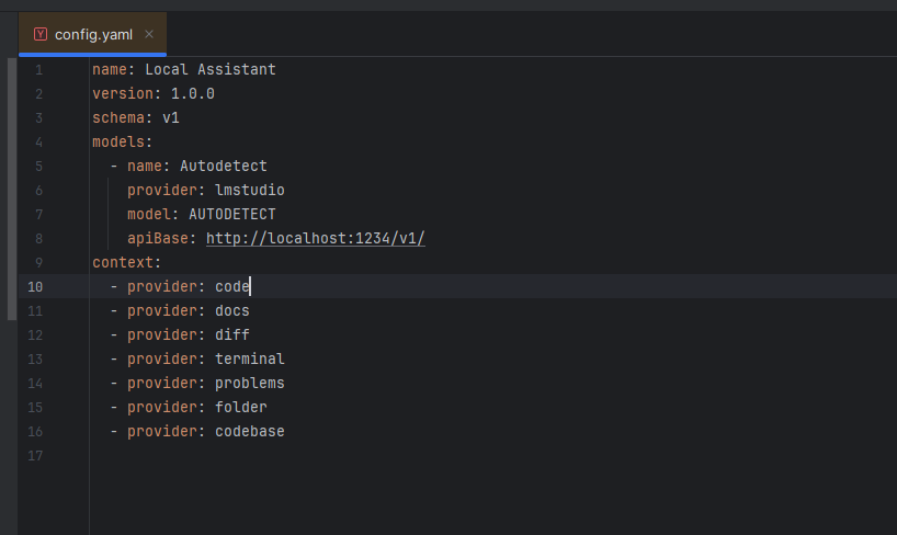 Базовая настройка без дополнительных параметров